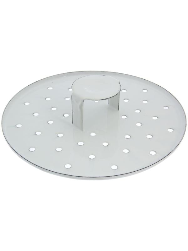 Позница-мантоварка, 12 л, 4 вставки, пластмассовая ручка, цвет белый, деколь МИКС