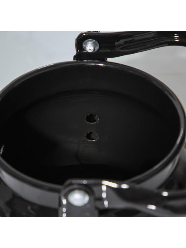 Чайник с петлёй «Рябина», 2,3 л, эмалированная крышка, индукция