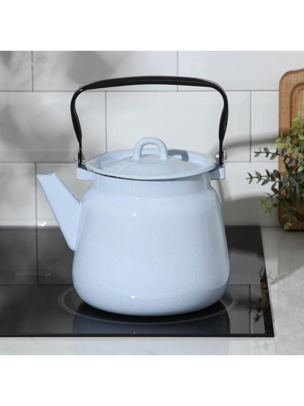 Чайник, 3,5 л, индукция, цвет серо-голубой
