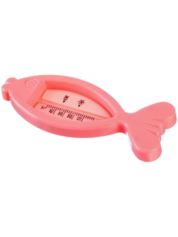 Термометр для ванной «Рыбка», цвет розовый