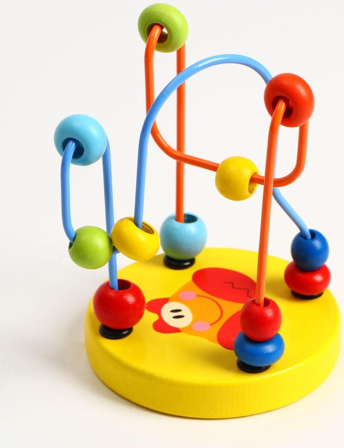 Серпантинка-лабиринт с пластиковыми бусинами 