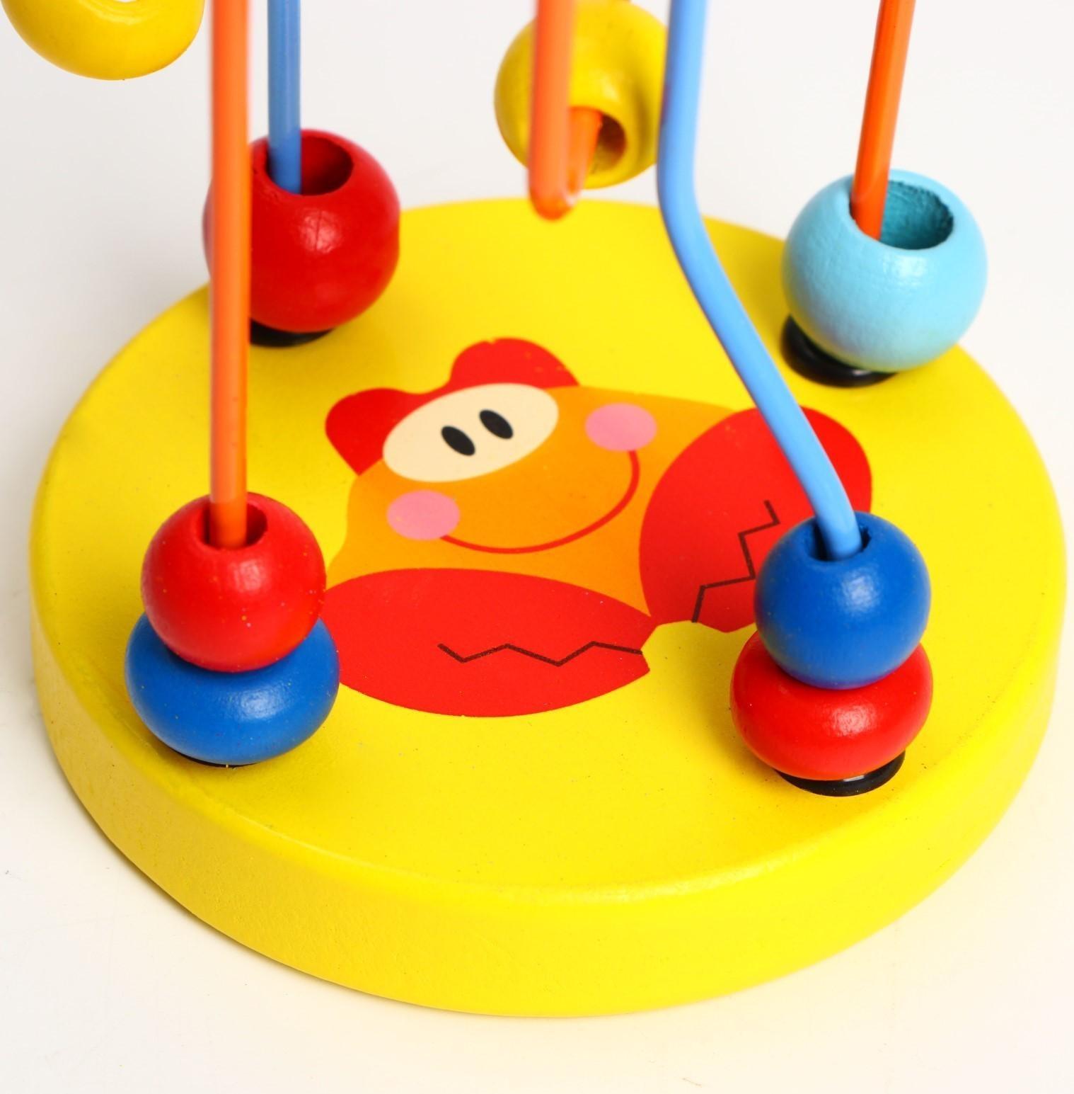 Серпантинка-лабиринт с пластиковыми бусинами 