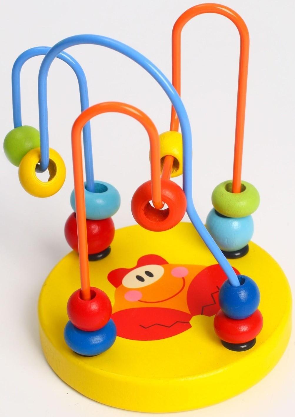 Серпантинка-лабиринт с пластиковыми бусинами 