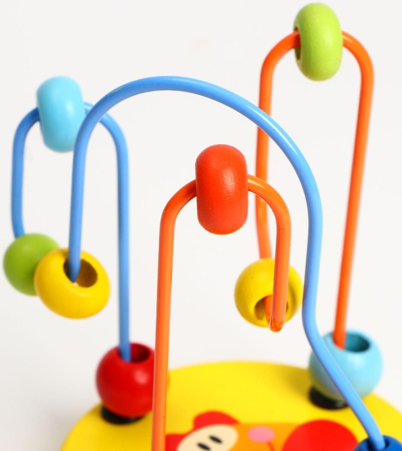 Серпантинка-лабиринт с пластиковыми бусинами 