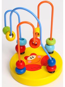 Серпантинка-лабиринт с пластиковыми бусинами 