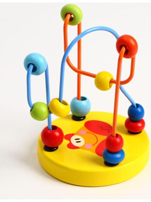 Серпантинка-лабиринт с пластиковыми бусинами 