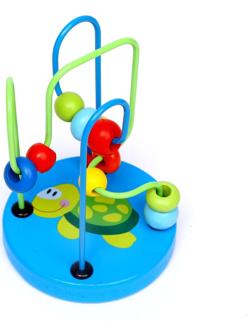 Серпантинка-лабиринт с пластиковыми бусинами «Черепашка»