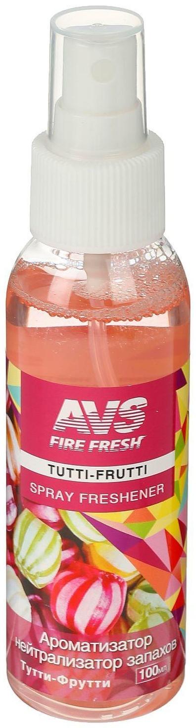 Ароматизатор AVS AFS-012 Stop Smell, Тутти-Фрутти, спрей, 100 мл