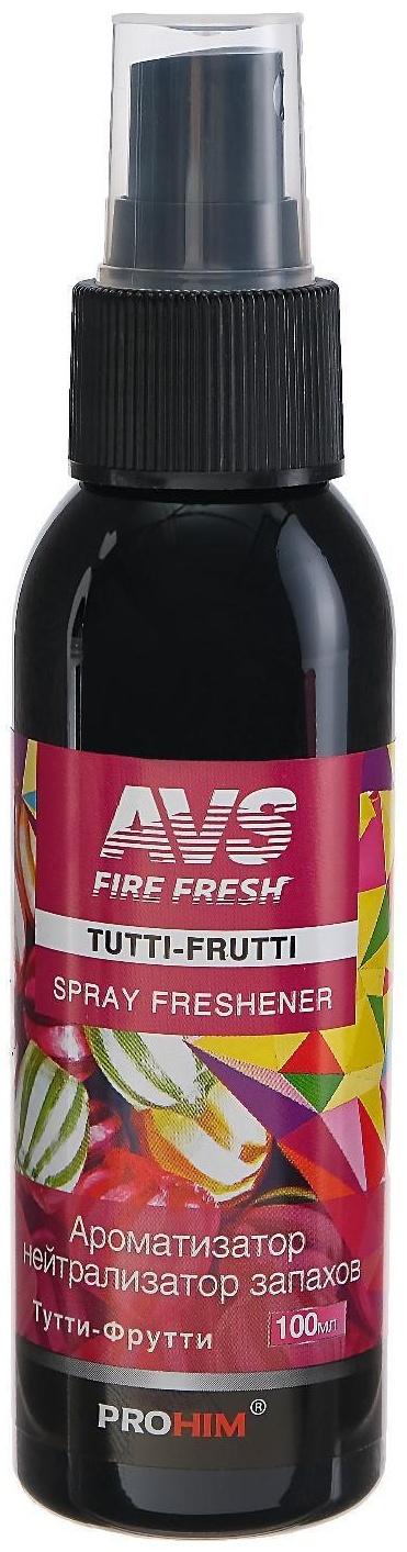 Ароматизатор AVS AFS-012 Stop Smell, Тутти-Фрутти, спрей, 100 мл