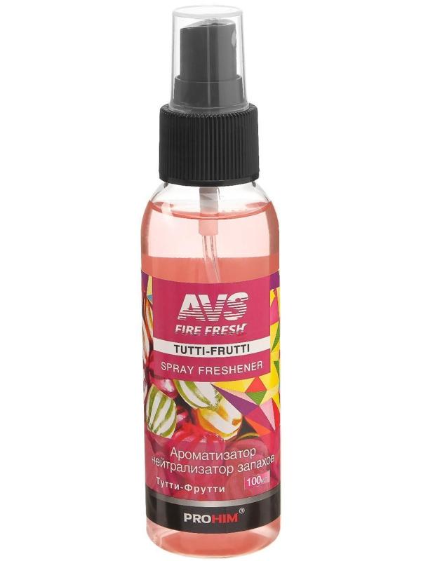 Ароматизатор AVS AFS-012 Stop Smell, Тутти-Фрутти, спрей, 100 мл