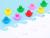 Набор резиновых игрушек для игры в ванной «Утята», 8 шт., цвета МИКС