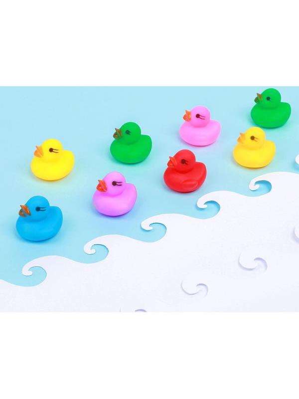 Набор резиновых игрушек для игры в ванной «Утята», 8 шт., цвета МИКС