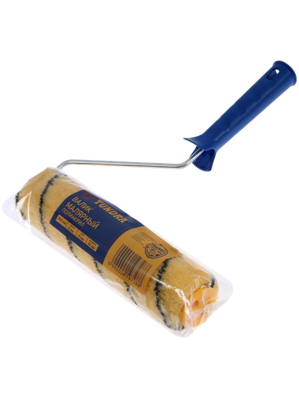 Валик ТУНДРА, полиакрил, 240 мм, рукоятка d=6 мм, D=42 мм, ворс 11 мм