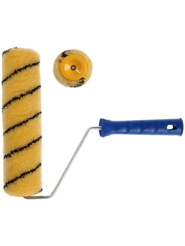 Валик ТУНДРА, полиакрил, 240 мм, рукоятка d=6 мм, D=42 мм, ворс 11 мм