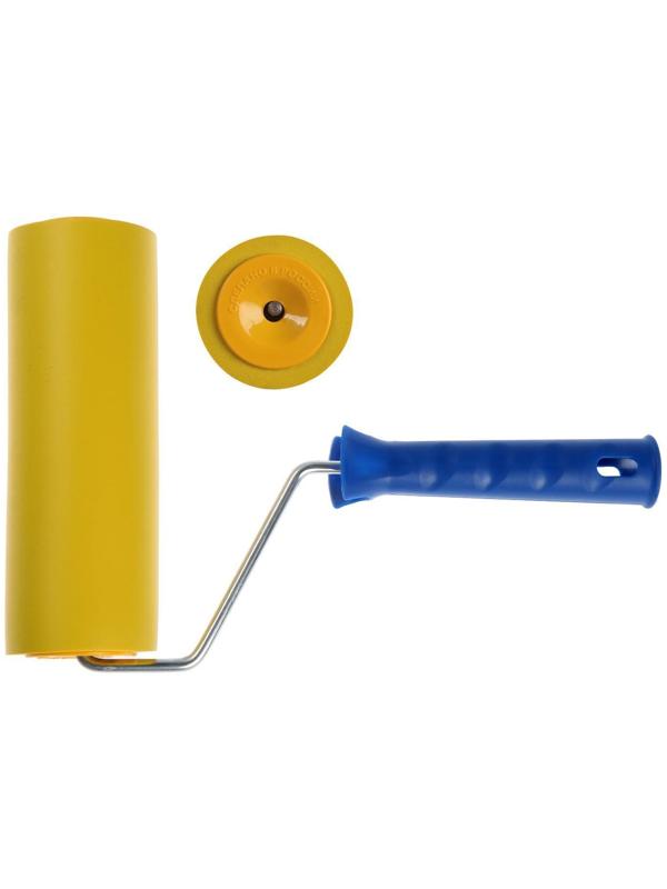 Валик прижимной ТУНДРА, резина, 180 мм, рукоятка d=6 мм