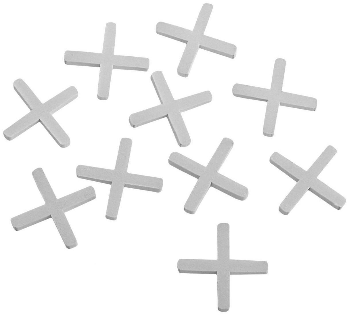 Крестики для кладки плитки ЛОМ, 3.0 мм, в упаковке 80 шт.
