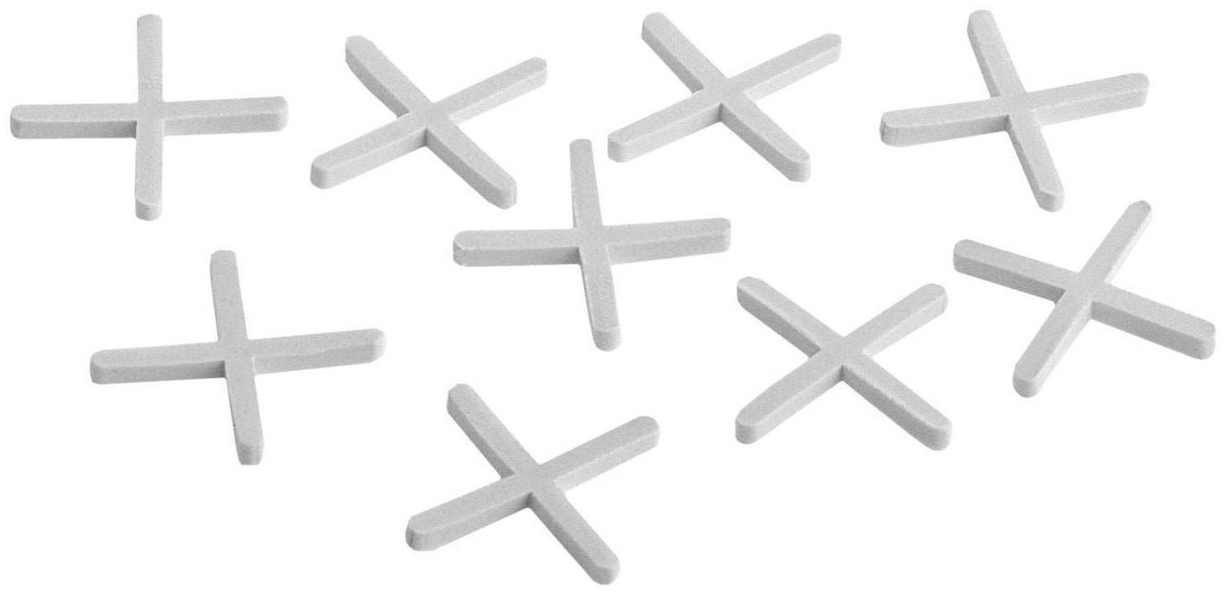 Крестики для кладки плитки ЛОМ, 2.0 мм, в упаковке 200 шт.