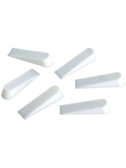 Клин для кладки плитки ЛОМ, 33х9х7 мм, в упаковке 50 шт.