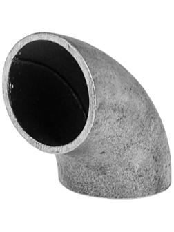 Отвод стальной крутоизогнутый, под сварку, DN 40, PN 16, короткий