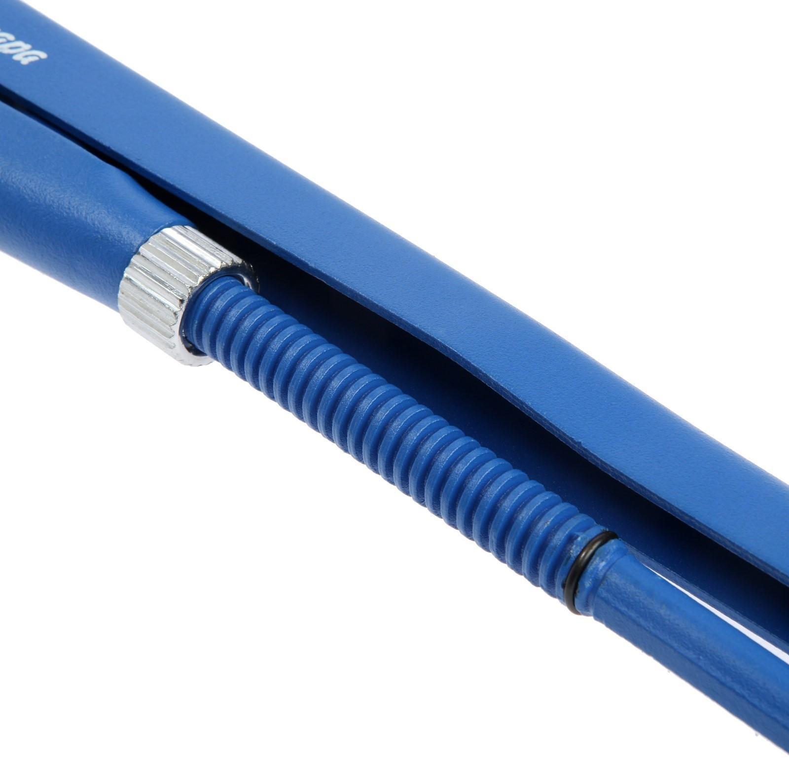 Ключ трубный рычажный ТУНДРА, плоский зажим 90°, раскрытие до 65 мм, №3, 2