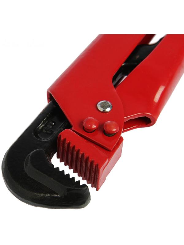 Ключ трубный рычажный ЛОМ, плоский зажим 90°, раскрытие до 20 мм, 1