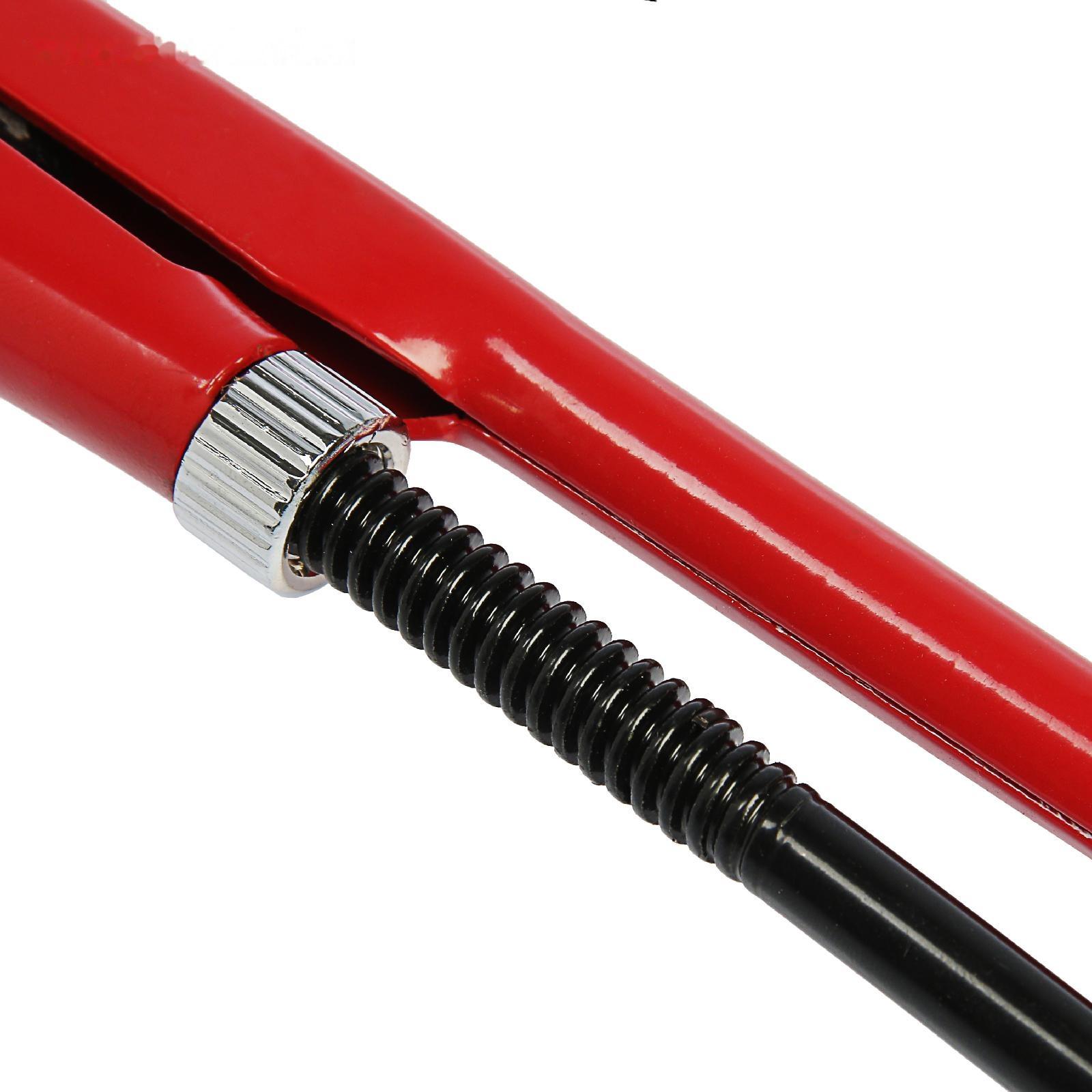 Ключ трубный рычажный ЛОМ, плоский зажим 90°, раскрытие до 35 мм, 1 1/2