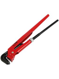 Ключ трубный рычажный ЛОМ, плоский зажим 90°, раскрытие до 40 мм, 2