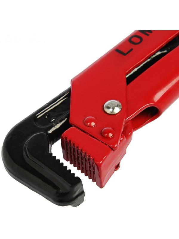 Ключ трубный рычажный ЛОМ, плоский зажим 90°, раскрытие до 40 мм, 2