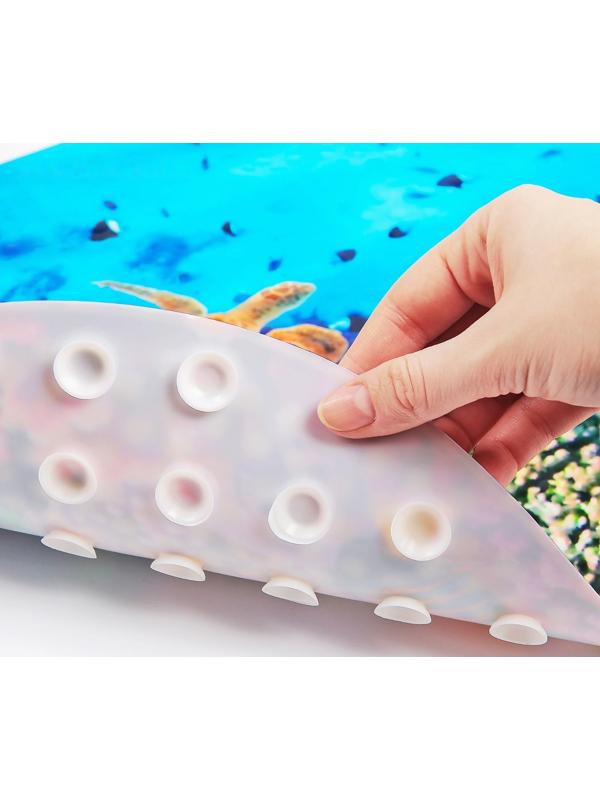 SPA-коврик для ванны на присосках Доляна «Морское дно», 38×68 см