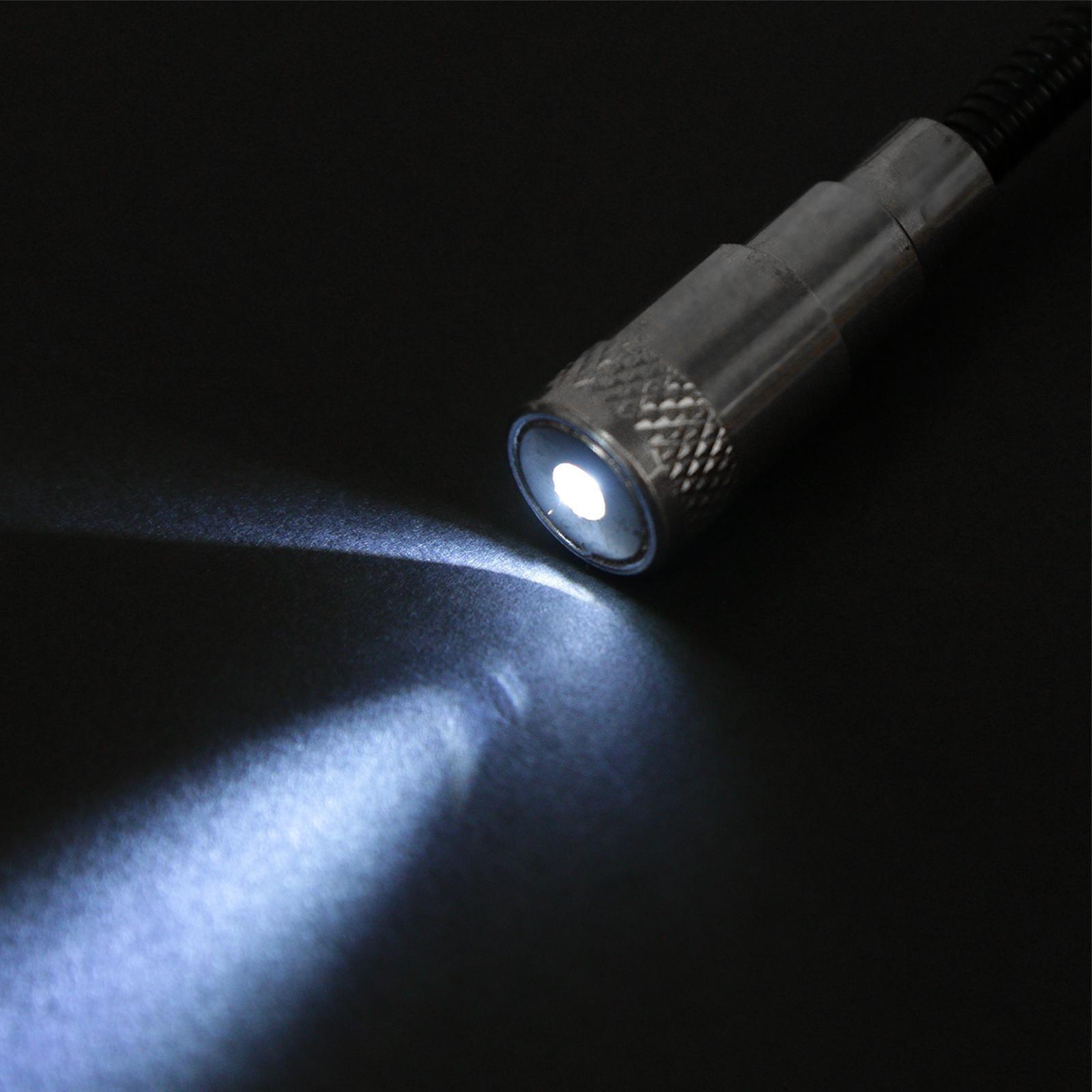 Магнит гибкий ТУНДРА с фонариком, диаметр 17 мм, 590 мм, до 4 кг