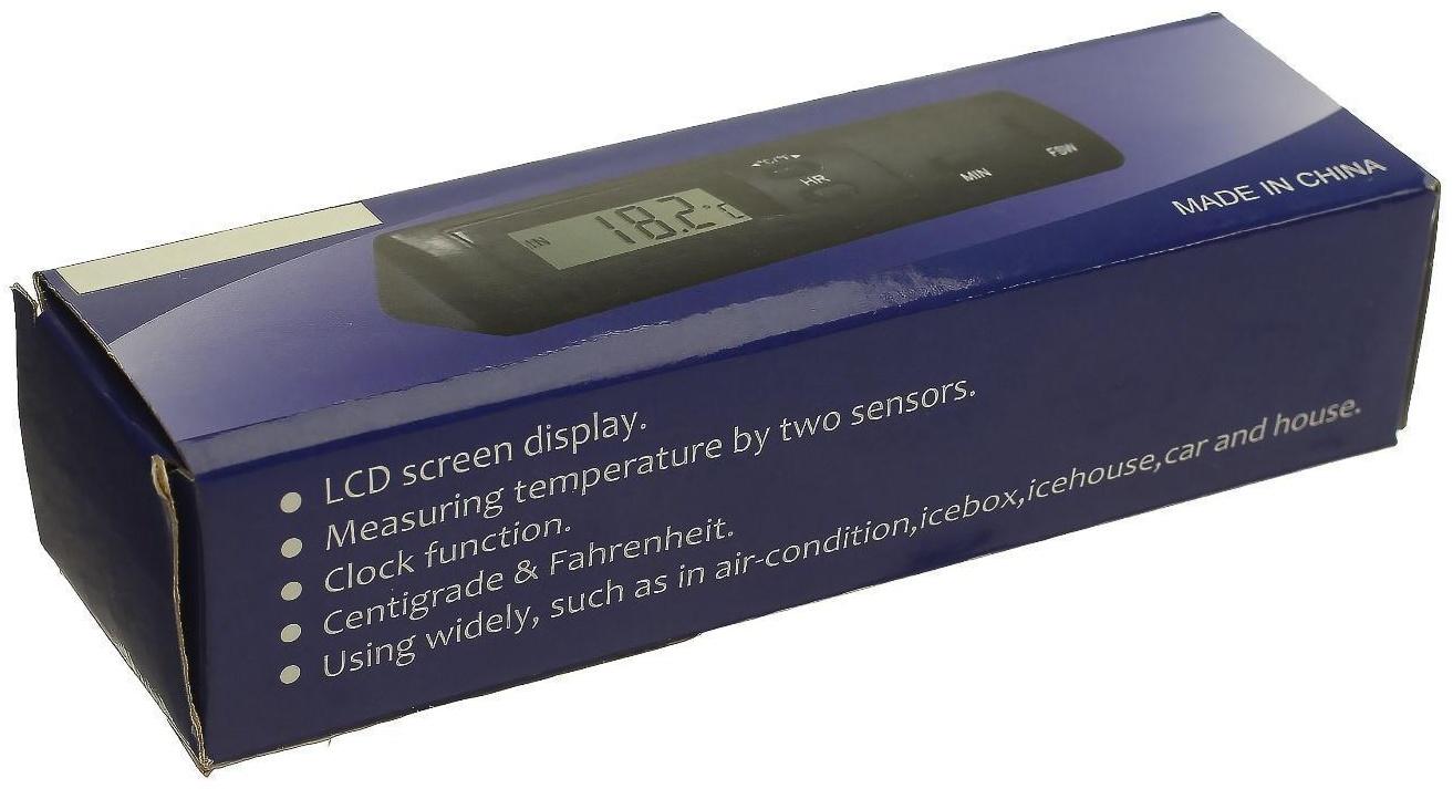 Термометр внутрисалонный, электронный, LCD