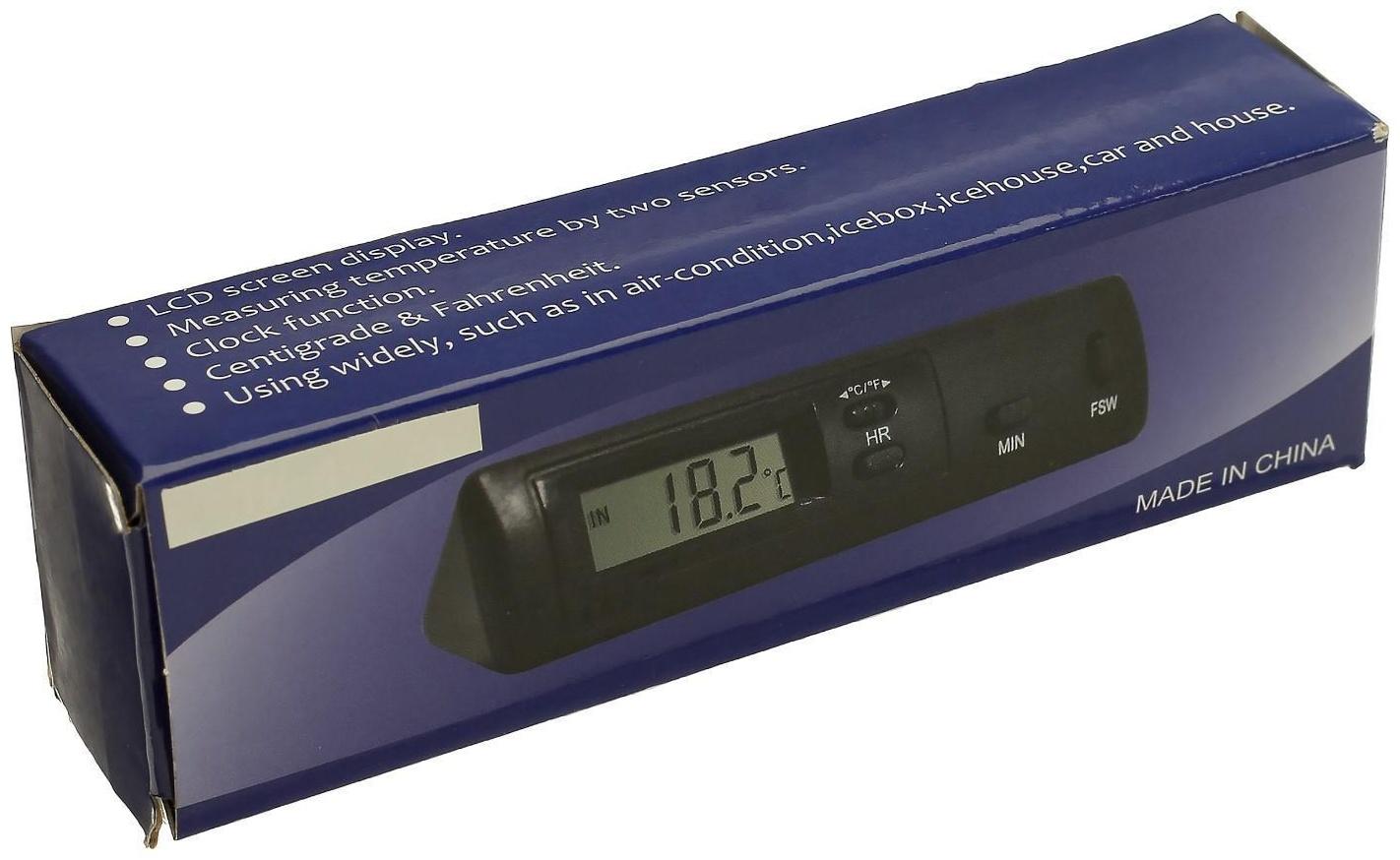 Термометр внутрисалонный, электронный, LCD