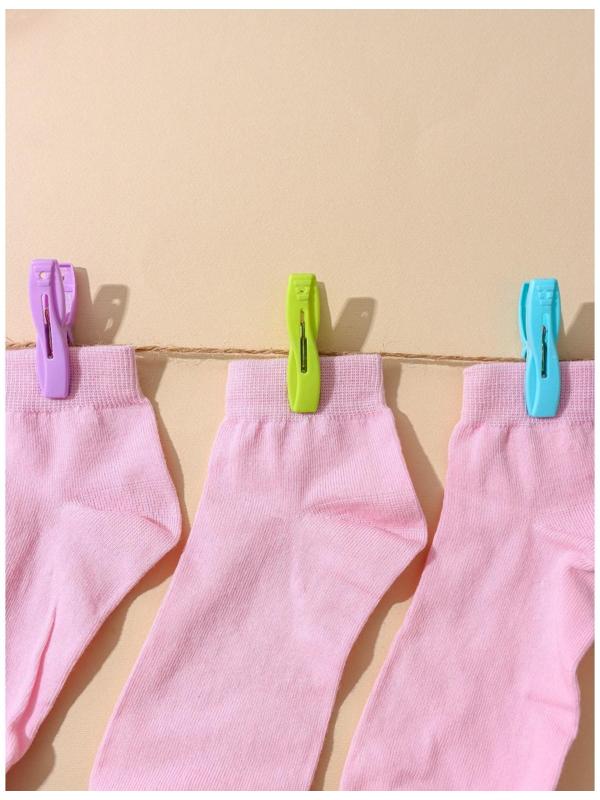 Набор прищепок бельевых в корзинке, 6 см, 20 шт, цвет МИКС