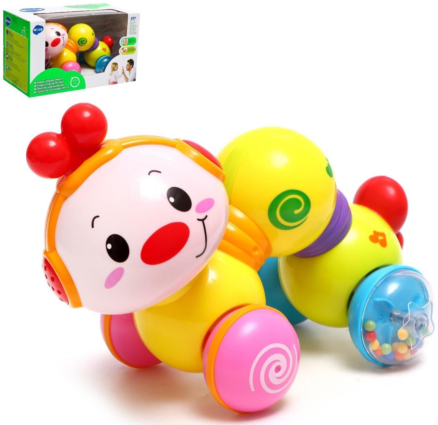 Игрушка музыкальная «Гусеница», световые и звуковые эффекты