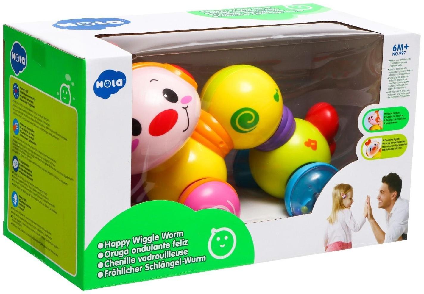 Игрушка музыкальная «Гусеница», световые и звуковые эффекты