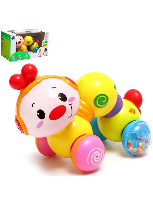 Игрушка музыкальная «Гусеница», световые и звуковые эффекты