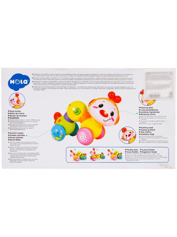 Игрушка музыкальная «Гусеница», световые и звуковые эффекты