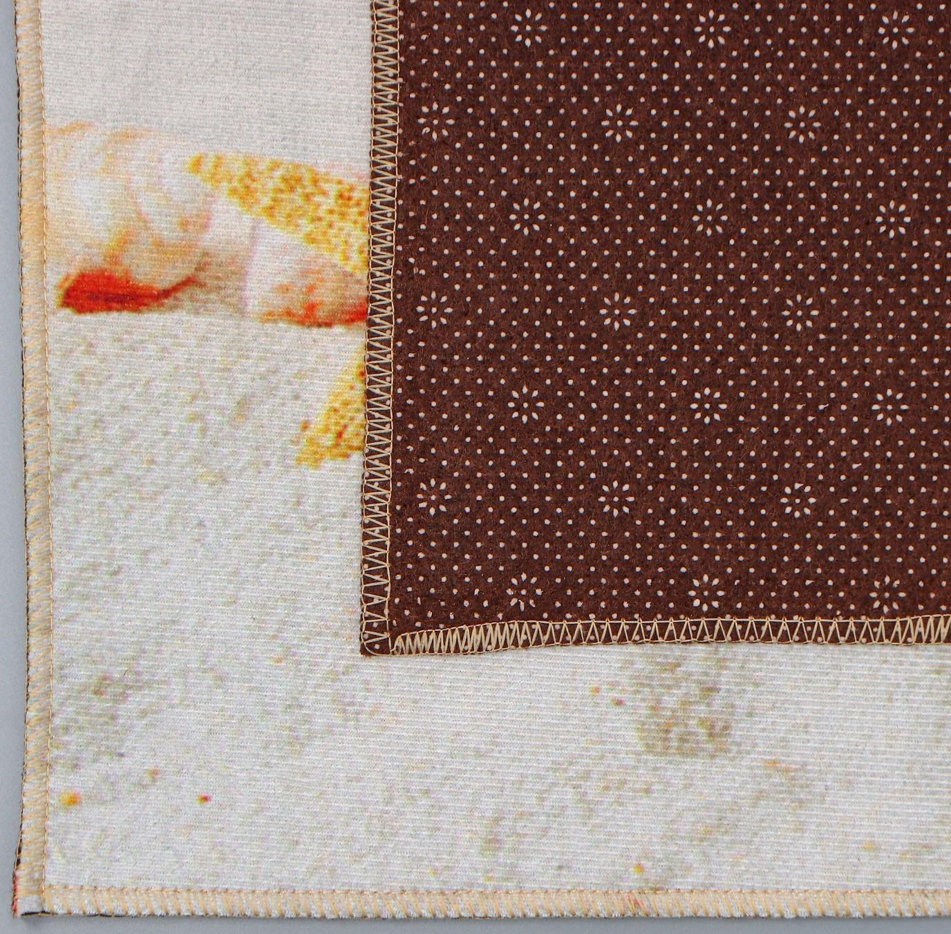 Набор ковриков для ванной и туалета Доляна «Ракушки», 3 шт: 38×46, 40×45, 45×75 см