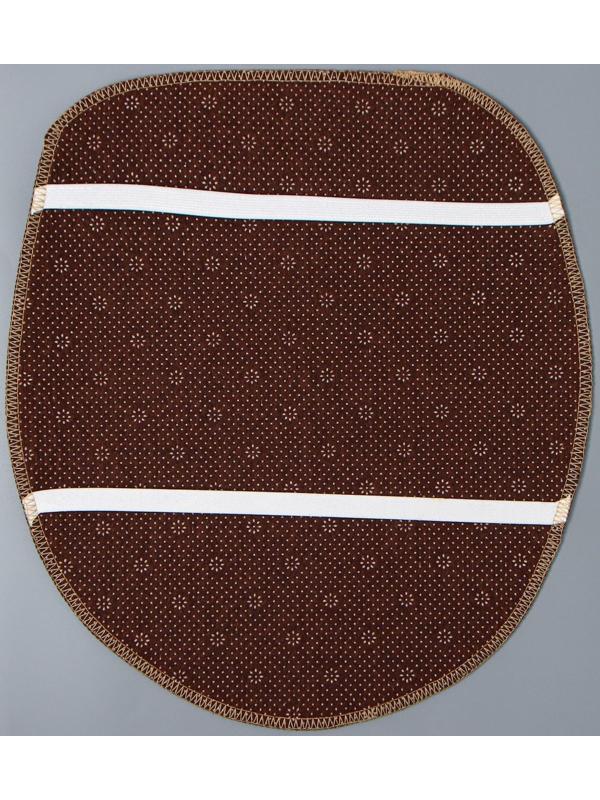 Набор ковриков для ванной и туалета Доляна «Ракушки», 3 шт: 38×46, 40×45, 45×75 см