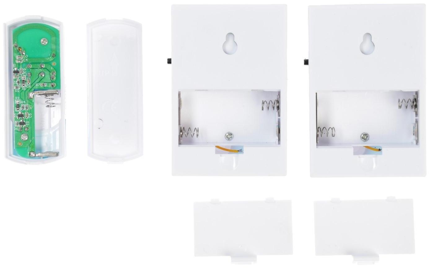 Звонок REXANT RX-5, беспроводной, 2 звонка, 32 мелодии, 100 м, от батареек, белый