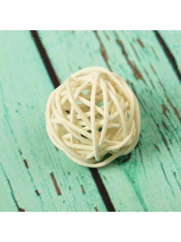 Шар декоративный из лозы, набор 2 шт