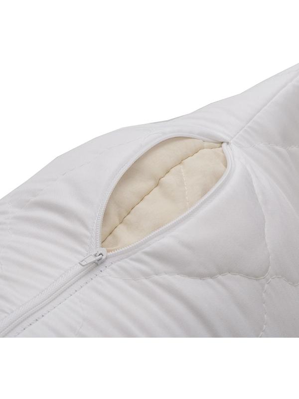 Чехол на подушку АТРА сменный стеганый на молнии 70х70см, 100% п/э, 100гр/м