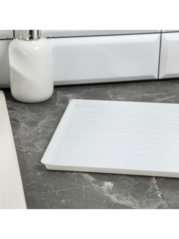 Поддон для посудосушителя, 76 см, цвет белый