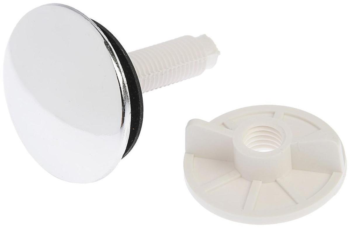 Заглушка отверстия умывальника под смеситель MasterProf, 50 мм, хром