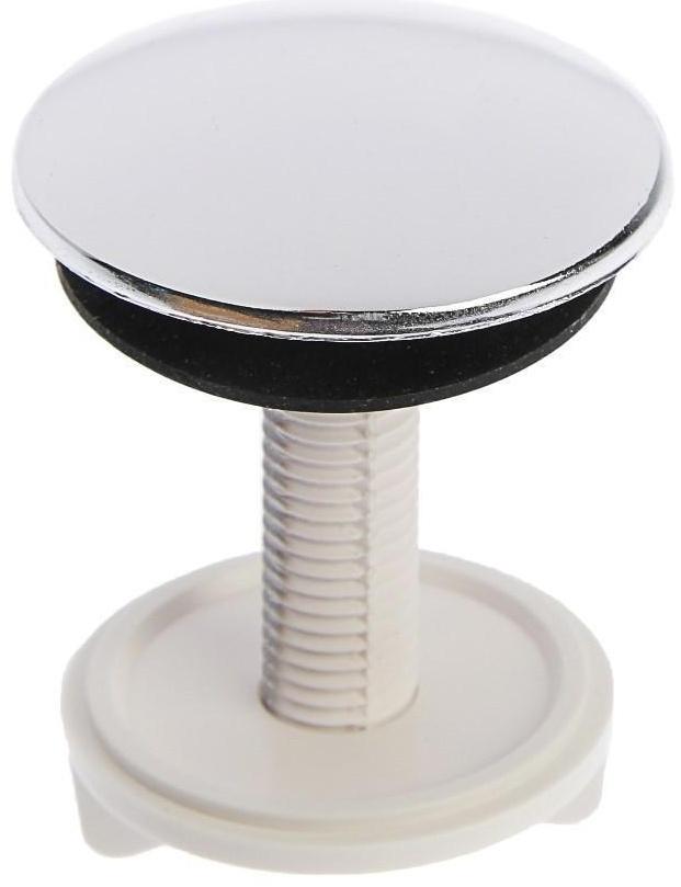 Заглушка отверстия умывальника под смеситель MasterProf, 50 мм, хром