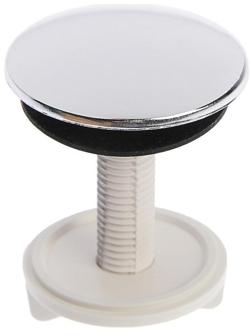 Заглушка отверстия умывальника под смеситель MasterProf, 50 мм, хром