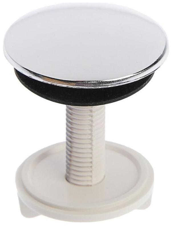 Заглушка отверстия умывальника под смеситель MasterProf, 50 мм, хром