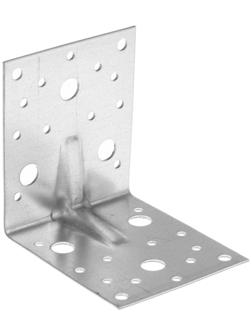 Уголок крепежный усиленный ТУНДРА krep, 105х105х90х2 мм