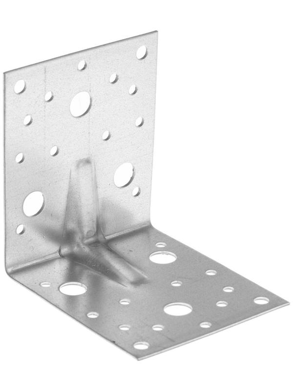 Уголок крепежный усиленный ТУНДРА krep, 105х105х90х2 мм