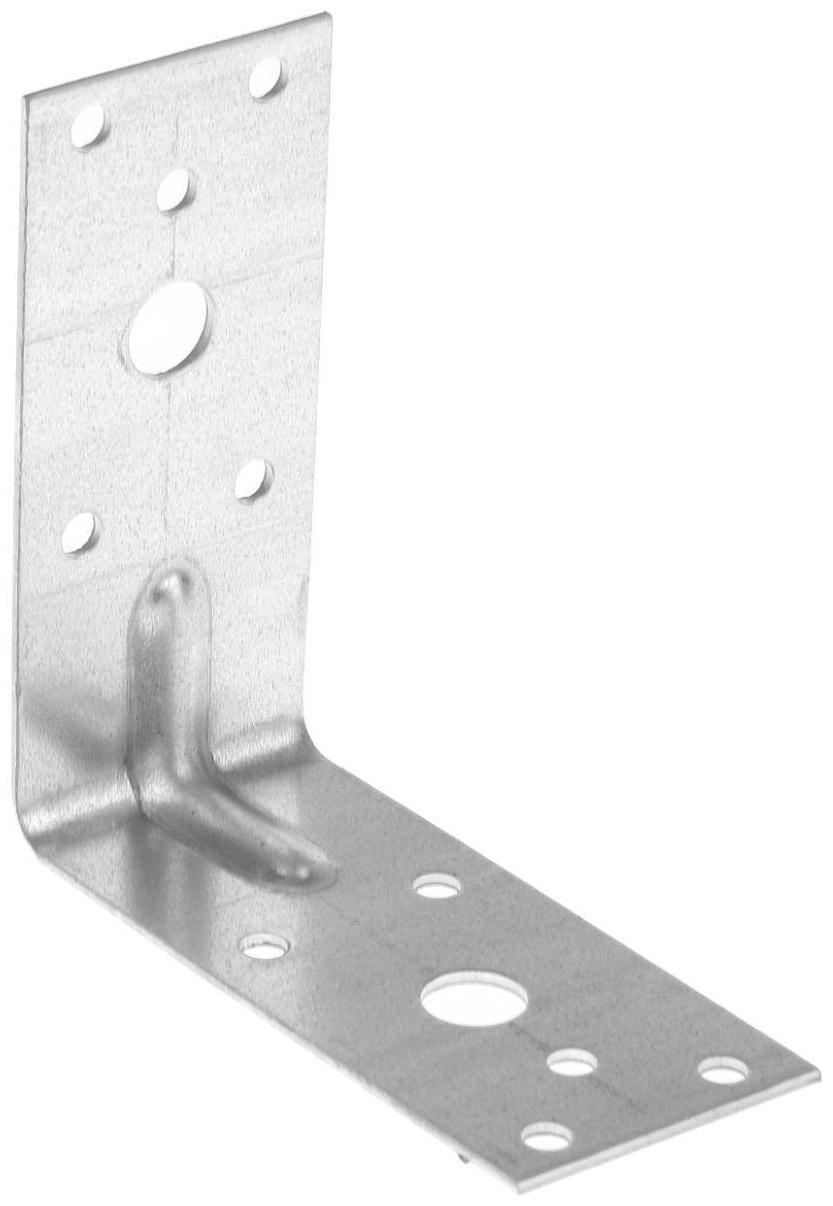 Уголок крепежный усиленный ТУНДРА krep, 90х90х40х2 мм, в упаковке 50 шт.